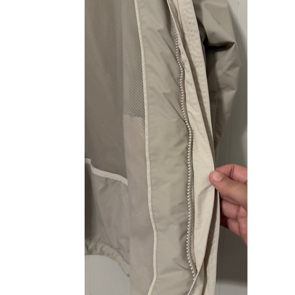 LL Bean Cream Color 3-in-1 Jacket Outer Layer Size Small - Picture 6 of 7